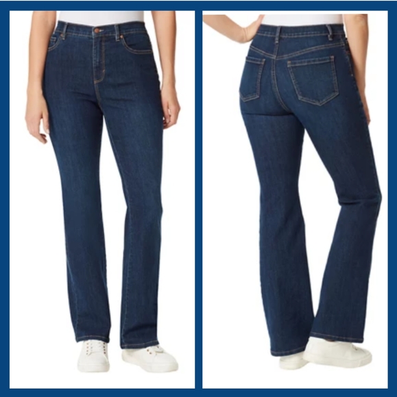 Gloria Vanderbilt Denim - Gloria Vanderbilt Amanda Slim Silhouette Bootcut Jeans Size 6 Average